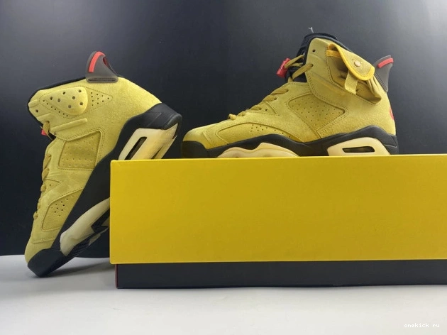 Rep Onekick JORDAN 6 X YELLOW SCOTT TRAVIS AIR CN1084-300 0602